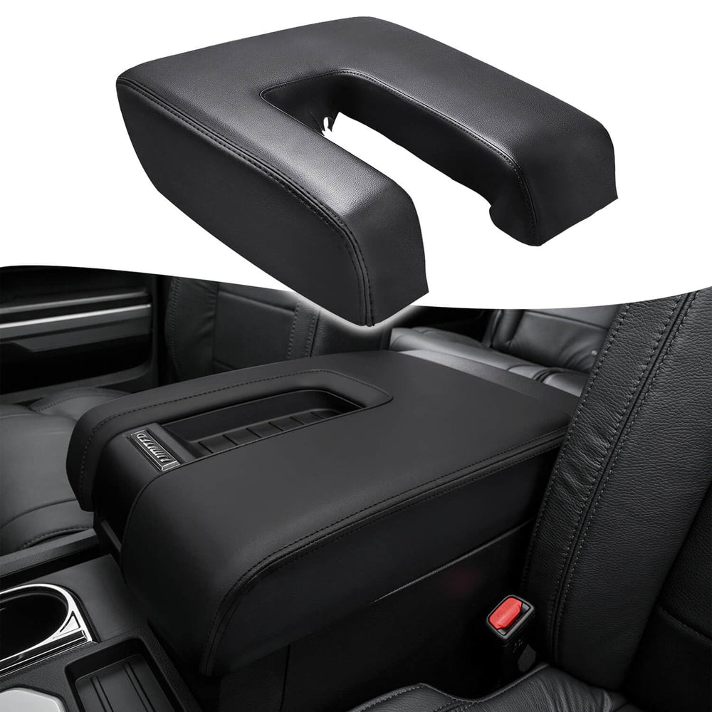 KBH Toyota Tundra console cover front view with custom fit protection