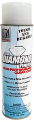 KBS Coatings 8124 clear satin finish aerosol can for durable surface protection.