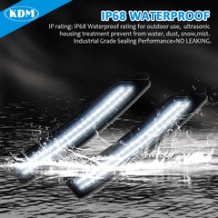 KDM side-marker packaging image showing included components for Mustang Gen7