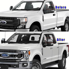 KDOWES chrome mirror cap right top adds seamless durable fit.