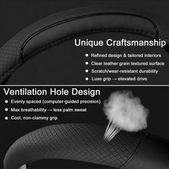 KEAIDAP steering wheel cover offers UV protection for wheel finish