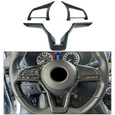 KEALAS carbon fiber steering wheel cover adds sporty style and scratch protection to Nissan Altima.