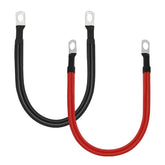 KEDAKEJI 2AWG red battery cable with 3/8 ring end for reliable power delivery