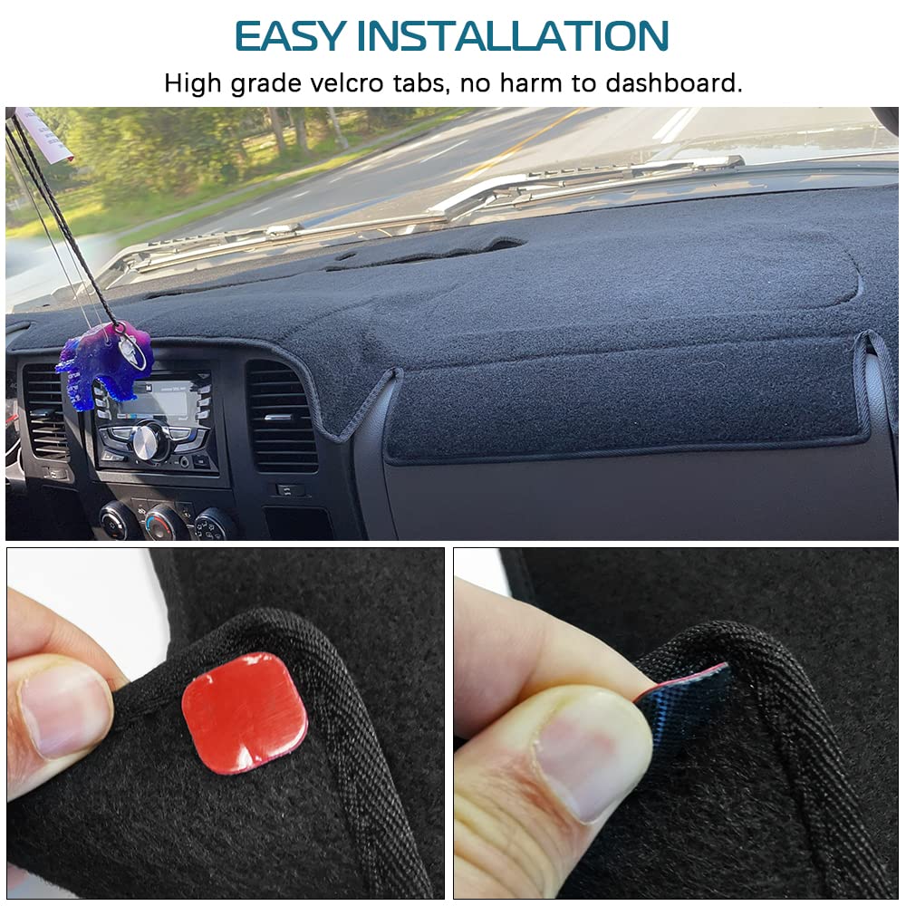 KEDAKEJI dash cover for Avalanche minimizes glare and provides a clean dashboard finish