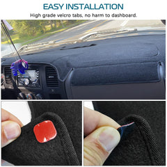 KEDAKEJI dash cover for Avalanche minimizes glare and provides a clean dashboard finish