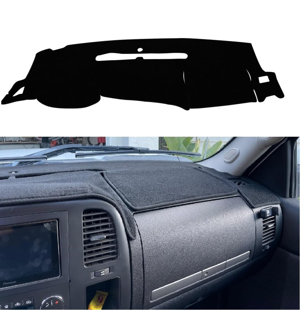 KEDAKEJI dash cover for Silverado and Sierra protects the dashboard and reduces glare.
