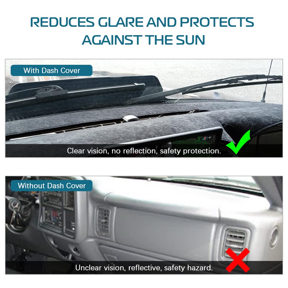 KEDAKEJI dash cover on Suburban blocks UV rays and refreshes the cabin