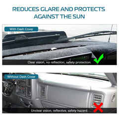 KEDAKEJI dash cover on Suburban blocks UV rays and refreshes the cabin