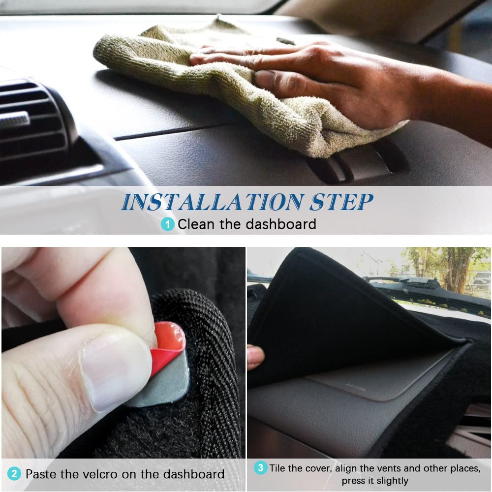 KEDAKEJI dash cover dashboard protection maintains interior aesthetics in Ram