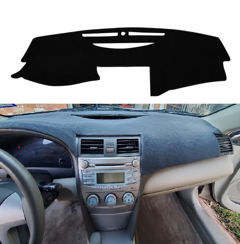 KEDAKEJI dash cover for Toyota Camry 2007 reduces glare and protects the dashboard