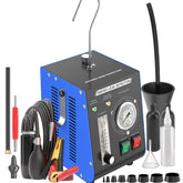 Kedite smoke machine front view showing compact diagnostic tool for leaks