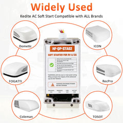 Kedite soft start provides waterproof reverse motor protection for outdoor setups
