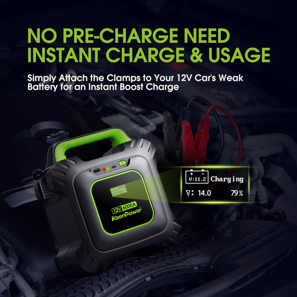 KeenPower 6000A provides instant 12V boost for vehicles