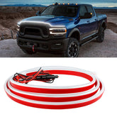 Keepdsgn 71-inch car LED hood light strip enhances daytime visibility and style.