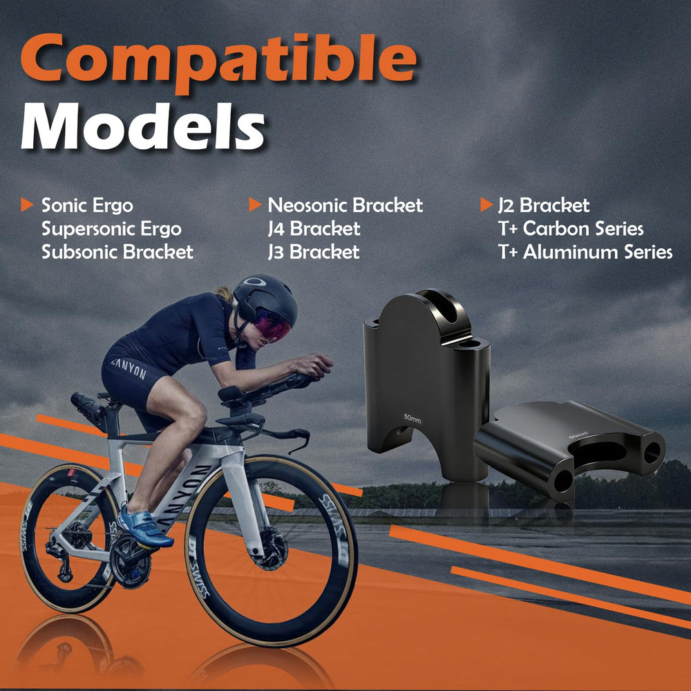 Secure assembly of Kefly Aerobar Bracket Riser during high-intensity riding.
