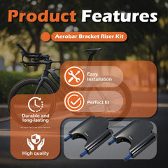 Two-year protection badge shown with Kefly Aerobar Bracket Riser purchase.