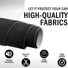 Kefly installation-ready suede headliner easy to cut and glue.
