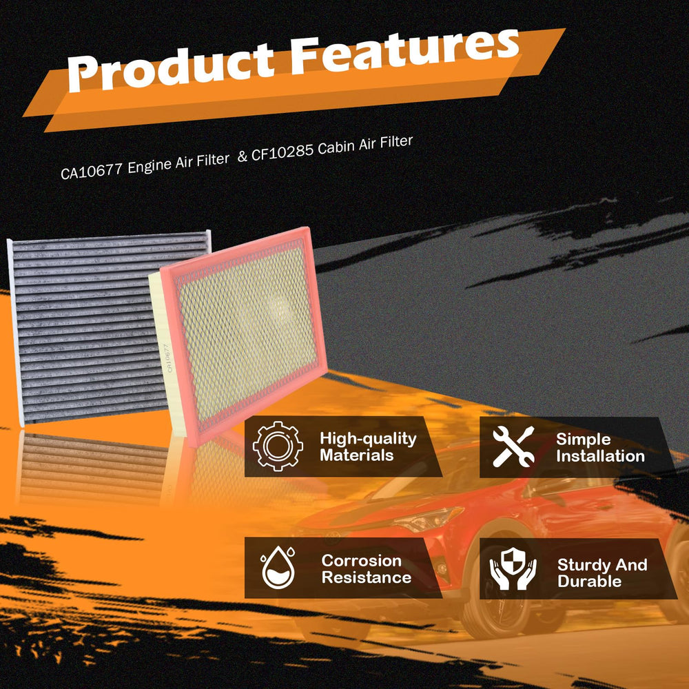 Kefly packaging for CA10677 and CF10285 kit ready for installation