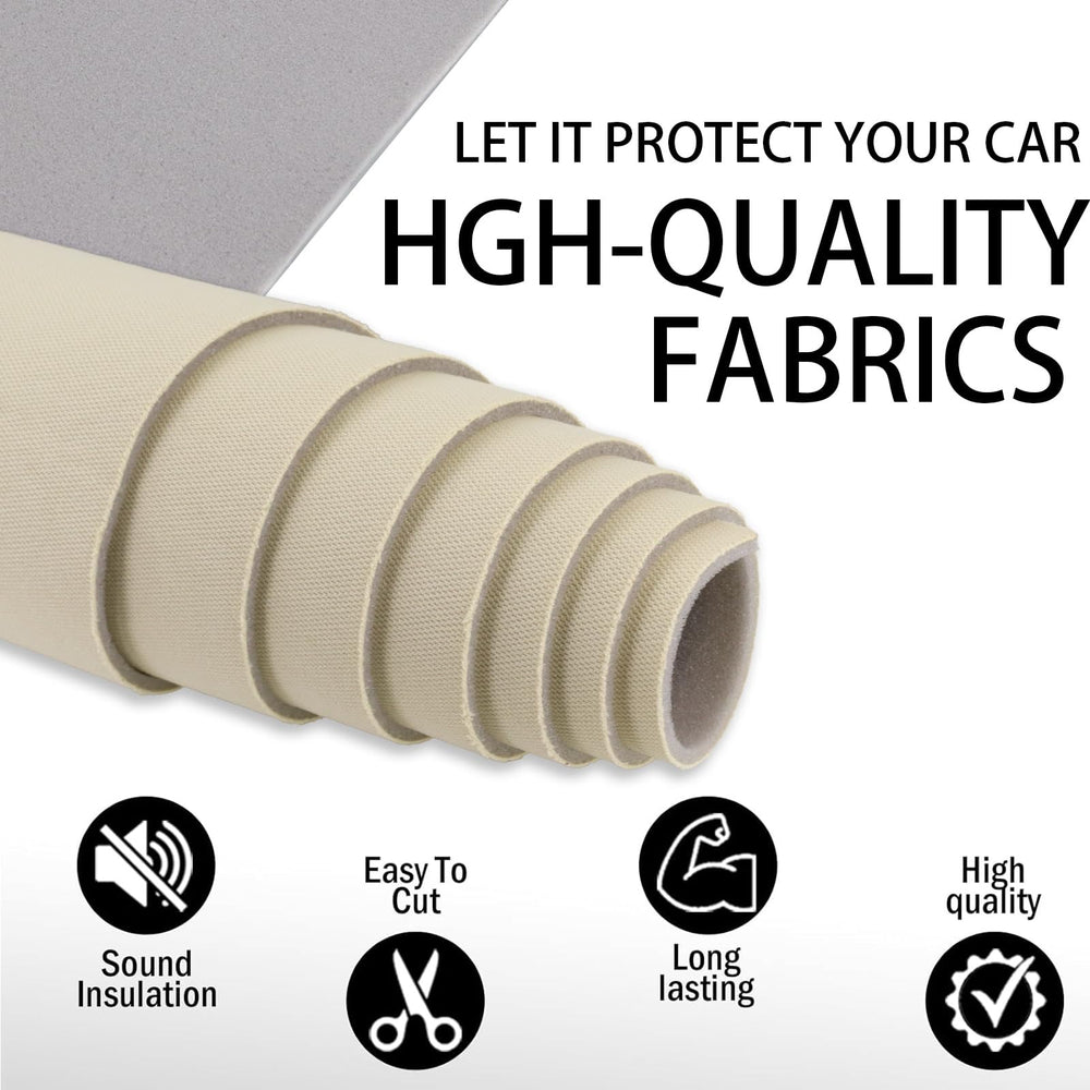 Kefly headliner interior assembly showing clean fit in a vehicle