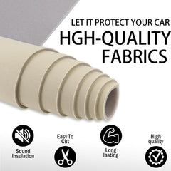 Kefly headliner interior assembly showing clean fit in a vehicle