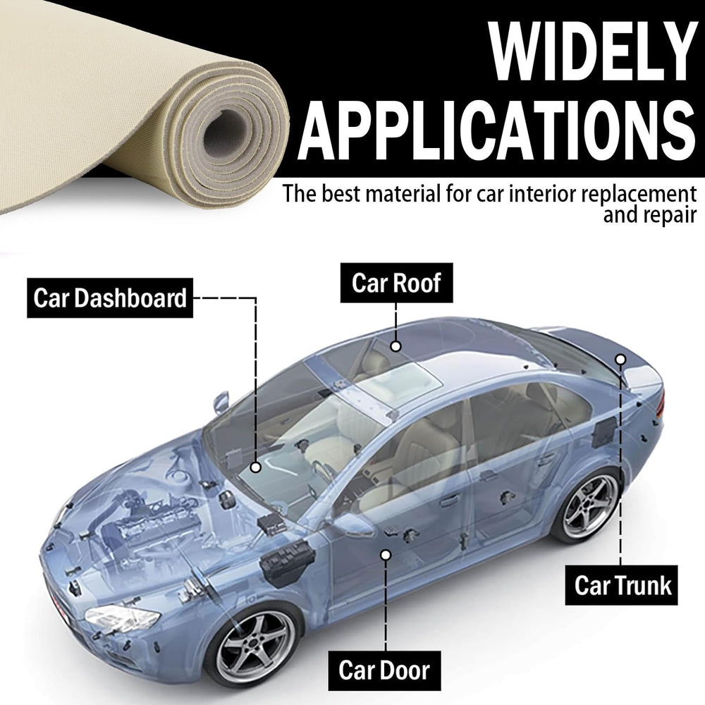 Kefly mesh headliner sunroof panel repair demonstrates customization potential