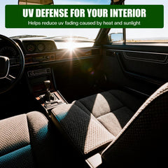 KEFPO fast-drying formula sprayed on to create instant fabric protection.