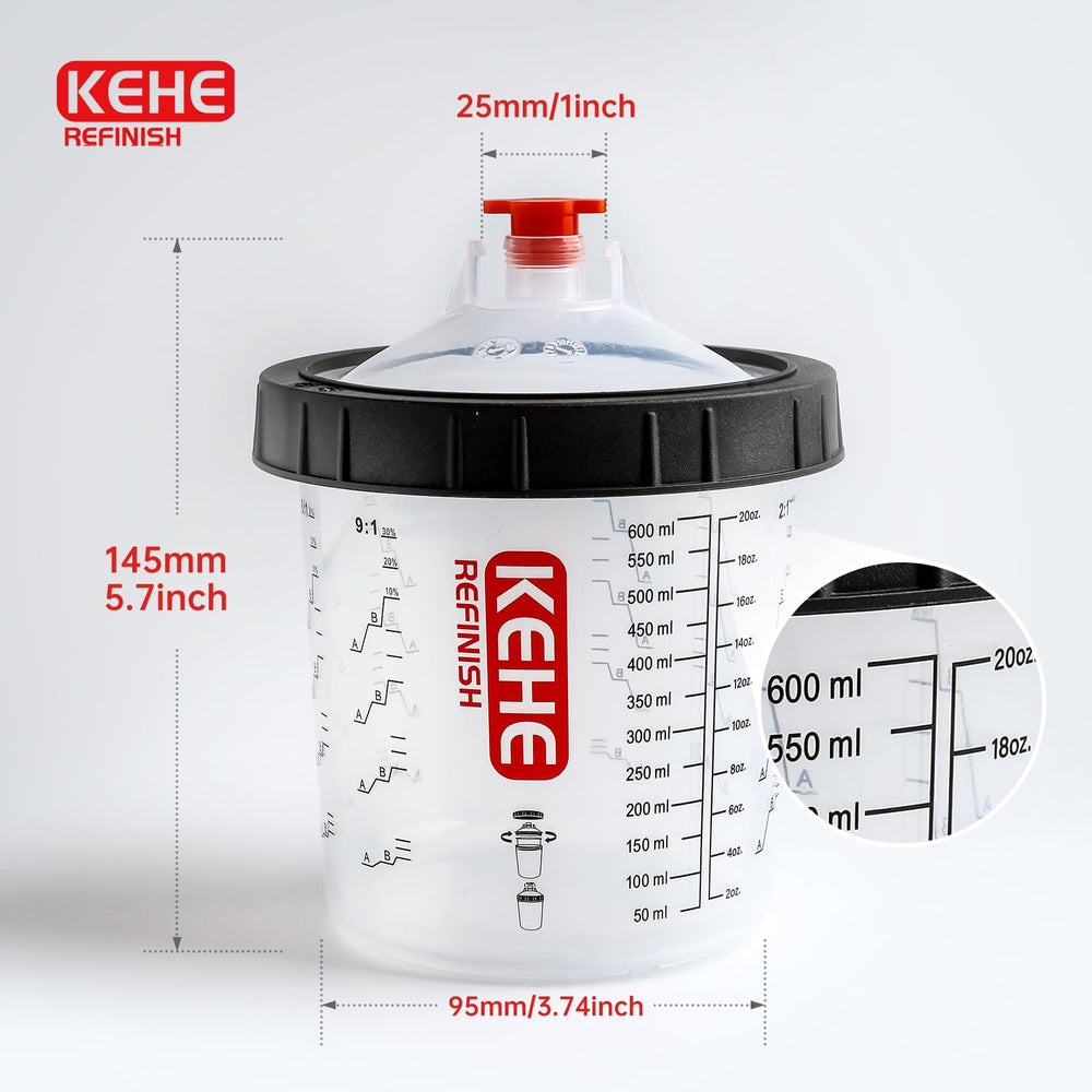 KEHE Refinish spray gun cleaning bottle for quick flushes