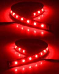 Keiurot 4-pack red LED strips for multiple vehicle uses.