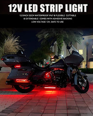 Keiurot 12V DC red LED strip for boat interior and cockpit lighting.