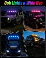 Keiurot eight-color static glow setting on cab lighting