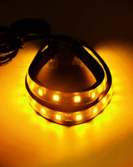 Keiurot amber LED strip cockpit night light for cabin convenience.