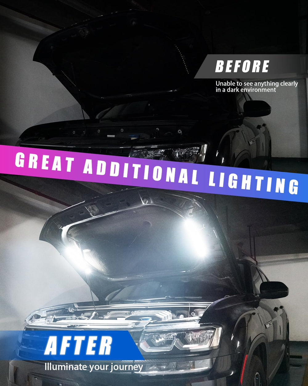 Keiurot automatic on/off switch activates when the hood is opened.