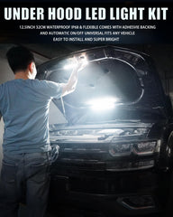 Keiurot engine bay LED illumination enables easy maintenance after dark.