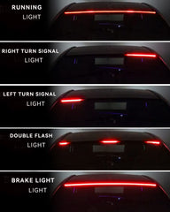 Keiurot high mount stop light improving rear visibility on the road.