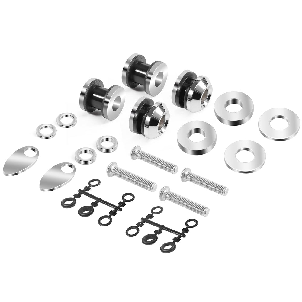 kekykm dyna sissy bar docking kit chrome for Harley compatibility