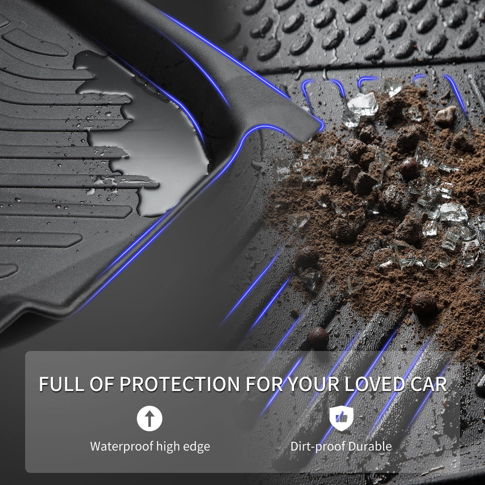 KELCSEECS IONIQ 5 all-weather mats resist water and spills.