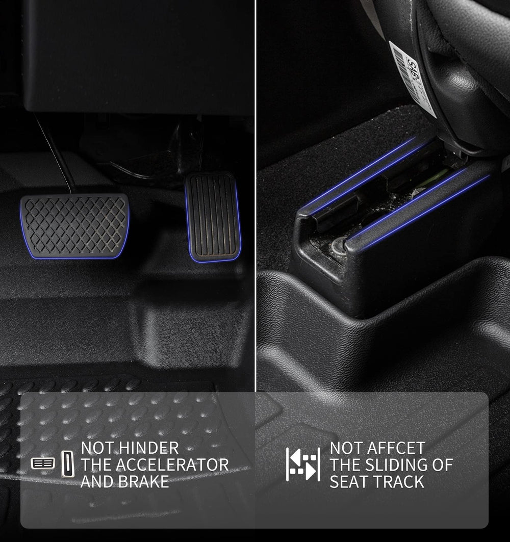KELCSEECS all-weather floor mat demonstrated under extreme heat