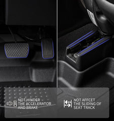 KELCSEECS all-weather floor mat demonstrated under extreme heat