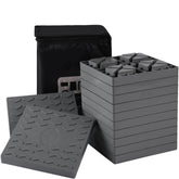 Keltrion camper leveling blocks interlocking top view for stable RV setup