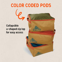 Kelty Car-Go-Box offers 45L capacity for camping and travel essentials.