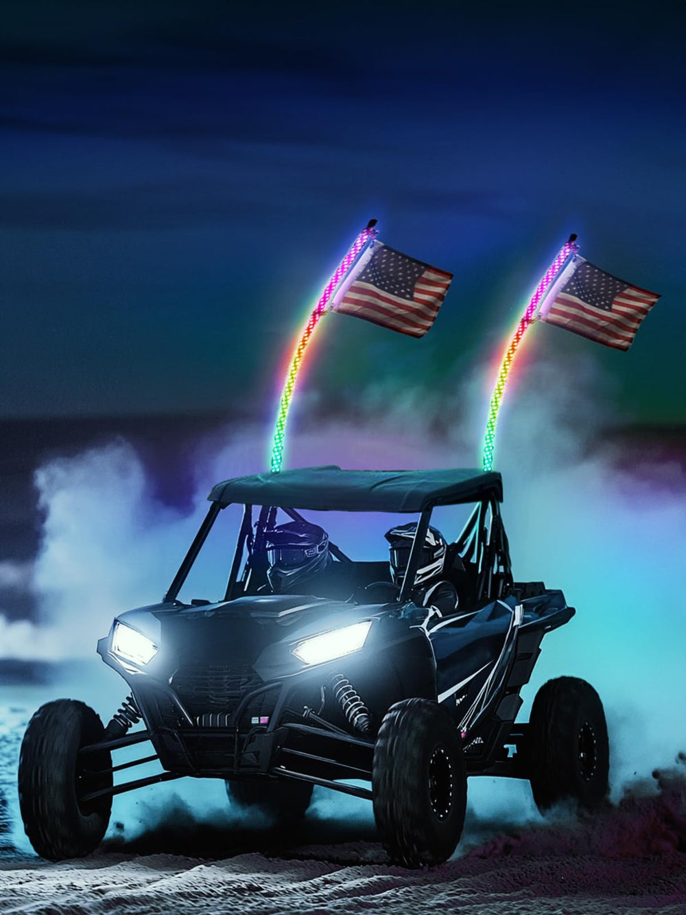KEMIMOTO durable build ideal for off-road adventures and night rides.