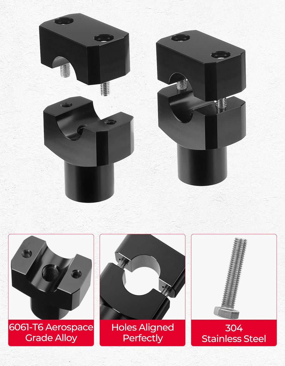 KEMIMOTO riser assembly parts ready for quick, secure installation