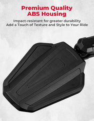 KEMIMOTO foldable stems allow compact storage when parking or transporting
