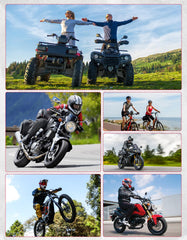 KEMIMOTO universal fit covers motorcycles, ATVs, scooters, and dirt bikes