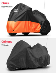 KEMIMOTO all-weather protection keeps the trike clean when parked