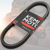 Kemimoto ATV CVT belt for Can-Am Maverick with aramid cords for durability.