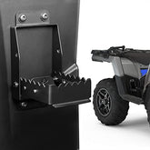 KEMIMOTO ATV rear foot rest with foldable peg design for comfortable rear passenger footing