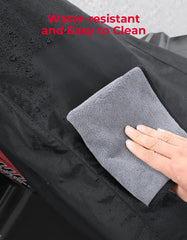 KEMIMOTO ATV seat cover scratch-resistant surface protects against wear from gear and branches.