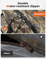 KEMIMOTO ATV tank bag internal pockets for tools and phone storage