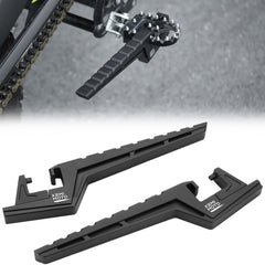 KEMIMOTO black footpegs withstand rugged off-road use for years.